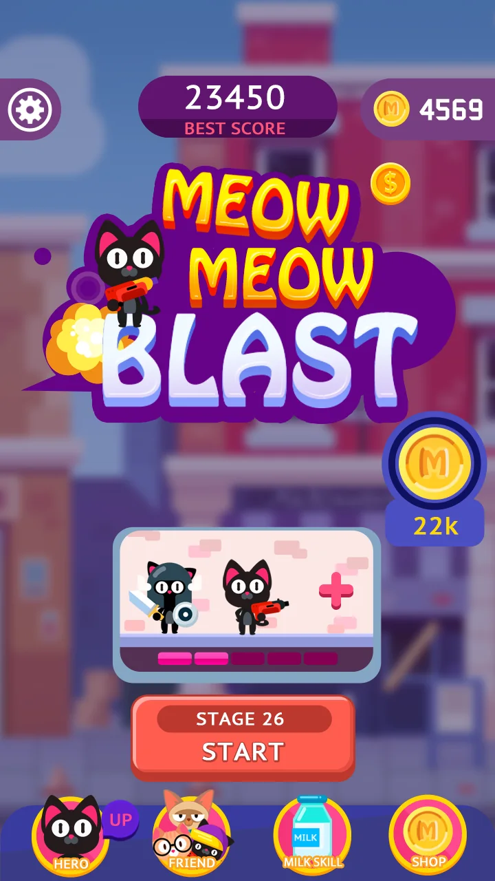 MEOW MEOW BLAST 화면 1
